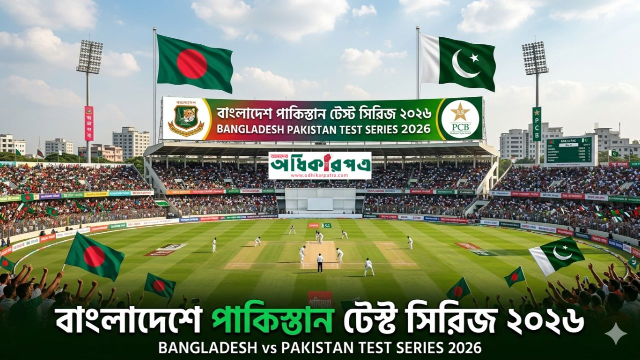 বাংলাদেশ-পাকিস্তান টেস্ট সিরিজ: শিক্ষার্থীদের জন্য সুখবর, দলে নতুন মুখ